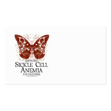 Sichel-Zellen-Anämie-Schmetterling Visitenkarten