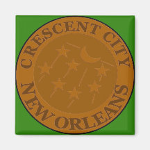 Sichelförmiger Stadt-Wasserzähler-Deckel Magnets