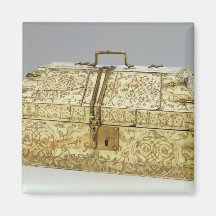 Siculo arabische Schatulle mit Tieren Magnete