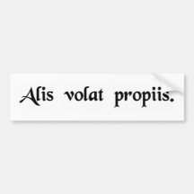 Sie fliegt mit ihren eigenen Flügeln Auto Sticker