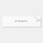 Sie mögen dieses autosticker
