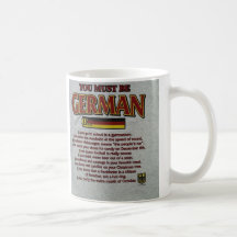 Sie müssen deutsch sein wenn ..... tee tasse