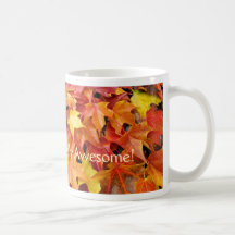Sie sind absolut fantastisch! Herbstlaub-Kaffeetas