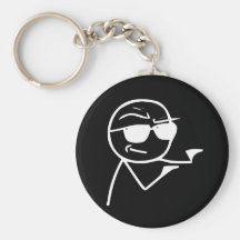 Sie sind der Mann - schwarzes Keychain Schlüsselanhänger