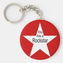 Sie sind ein Rockstar Schlüsselanhänger