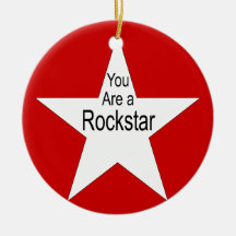 Sie sind ein rockstar weihnachtsornament