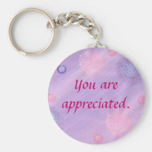 Sie werden, rosa lila Blasen keychains geschätzt Schlüsselbänder