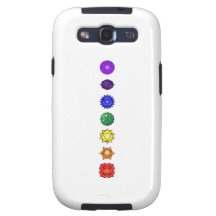 Sieben vertikale chakras samsung galaxy SIII hüllen
