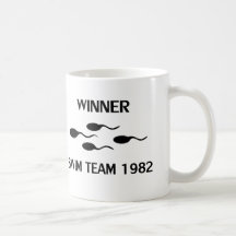 Sieger-Schwimmteamikone 1982 Kaffeetassen