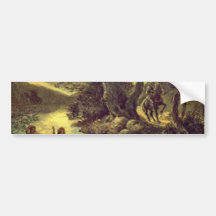 Siegfried und die Rhein-Mädchen Auto Sticker