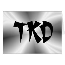 Silberne TKD Anmerkungs-Karte
