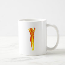 Silhouette Frau woman Haferl