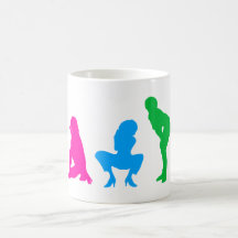 Silhouetten silhouettes Frauen women Teehaferl