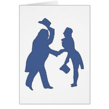 Silhouetten silhouettes Männer men Grußkarten
