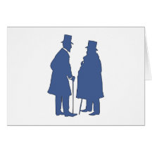 Silhouetten silhouettes Männer men Karte