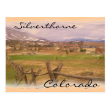 Silverthorne Colorado Landschaftspostkarte
