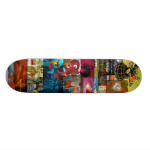 Simanson Kunst-Brett Personalisiertes Skatedeck