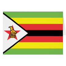 Simbabwe-Flagge Karten