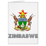 Simbabwisches Emblem Grußkarte