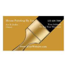 Simple House Painter Business Cards