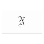 Simples Monogramm-Schmutz Visitenkartenvorlagen