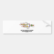 Sind Sie oder Verzögerung in den Strängen des Lebe Auto Sticker