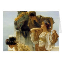 Sir Lawrence Alma-Tadema ein Coign von günstigem Grußkarte