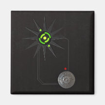 Skala-Magnet-Quadrat des Cyberpunk-LED Magnete