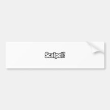 Skalpell! Auto Sticker
