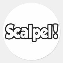 Skalpell! Sticker