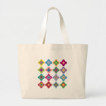 Skandinavische Blumen-Tasche