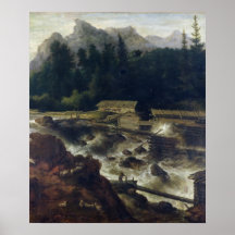 Skandinavische Landschaft, 1670 Posterdrucke