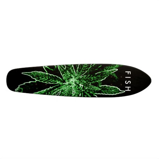 Skate-Bretproplattform F I S H vorbildliche Personalisiertes Skatedeck