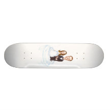 Skate mit William u. Kate königlichen Skateboards Personalisierte Skateboards