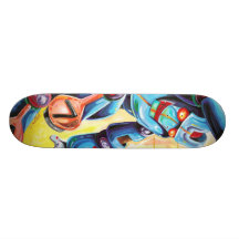 Skateboard des Alpha-sieben Bedruckte Skateboarddecks