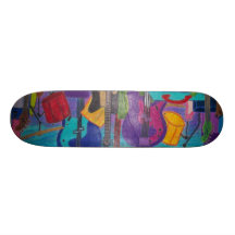 Skateboard des Rocks n Rollen Personalisierte Decks