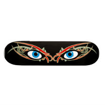 Skateboard Junge mit 2 Augen Individuelle Decks