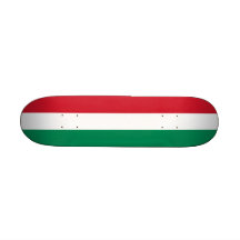Skateboard mit Flagge von Ungarn Bedrucktes Skateboard