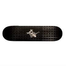 Skateboarding; Cooles Schwarzes Individuelle Skateboards