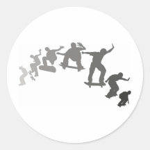 Skateboarding Sticker