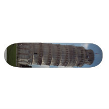Skaten auf dem Turm Skateboard Brett