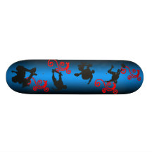 Skaterskateboard-Entwurf Personalisierte Skateboarddecks