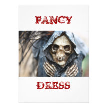 Skeleton extravagante Kleidereinladung