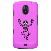 SKELETON GRAFISCHE TANZENDE EMO DUNKELHEIT DES CAR GALAXY NEXUS COVER