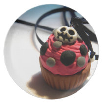 Skeleton kleiner Kuchen teller