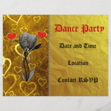 Skeleton LiebeValentine Personalisierte Flyer
