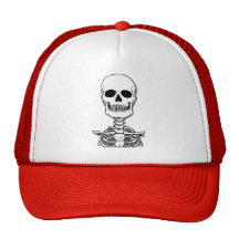 Skeleton T-Shirts und Kapuzenpullis Trucker Caps