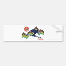 Ski Utah Autoaufkleber