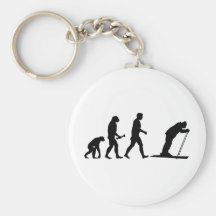 Skifahren-Evolution Schlüsselbänder