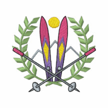 Skifahren-Wappen